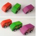 Trackable Wooden Cars